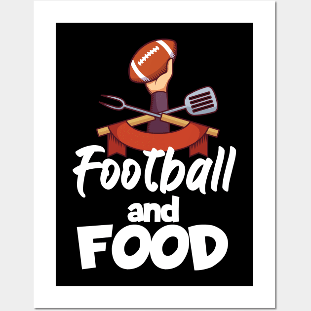 Football and food Wall Art by maxcode